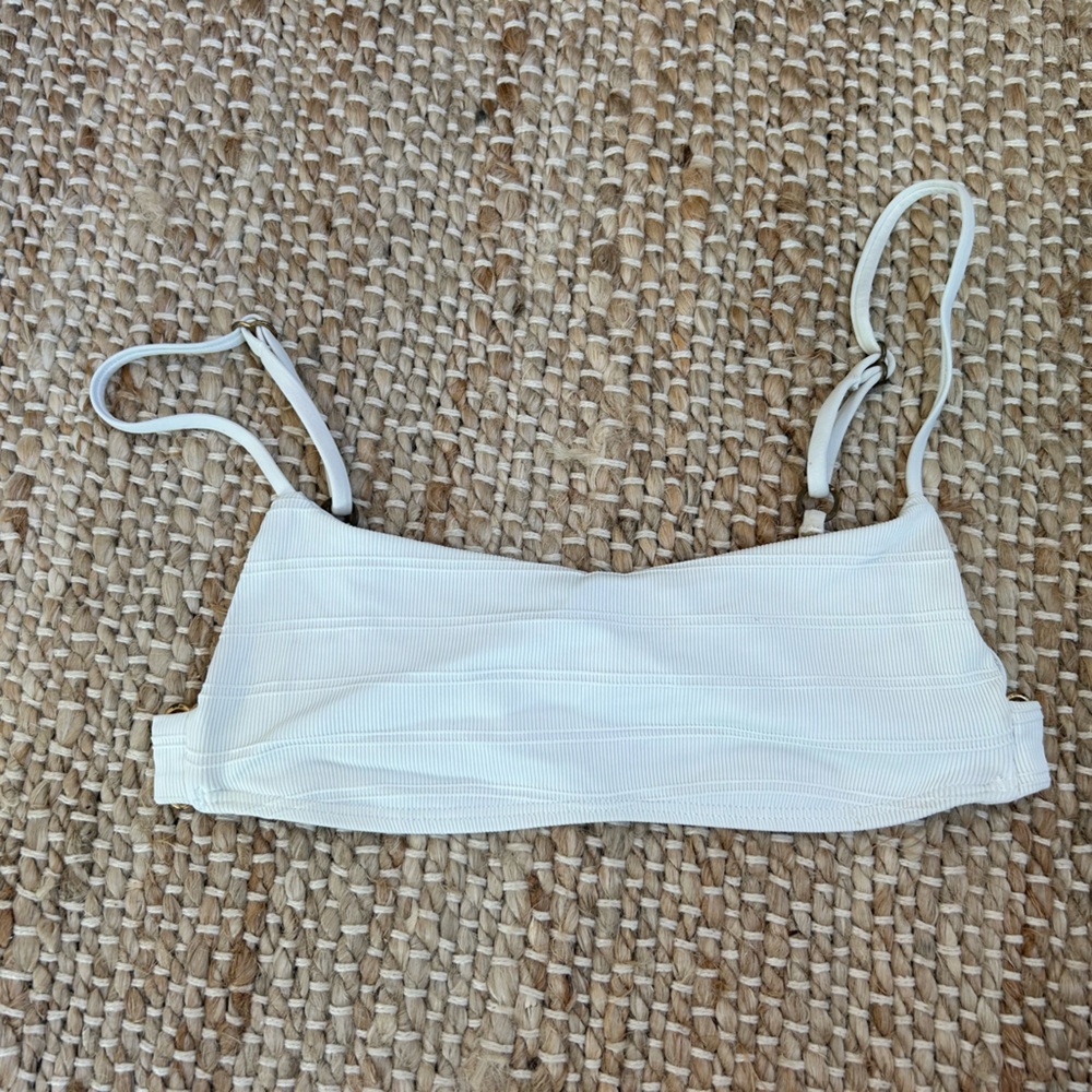 L*Space White Bikini Top